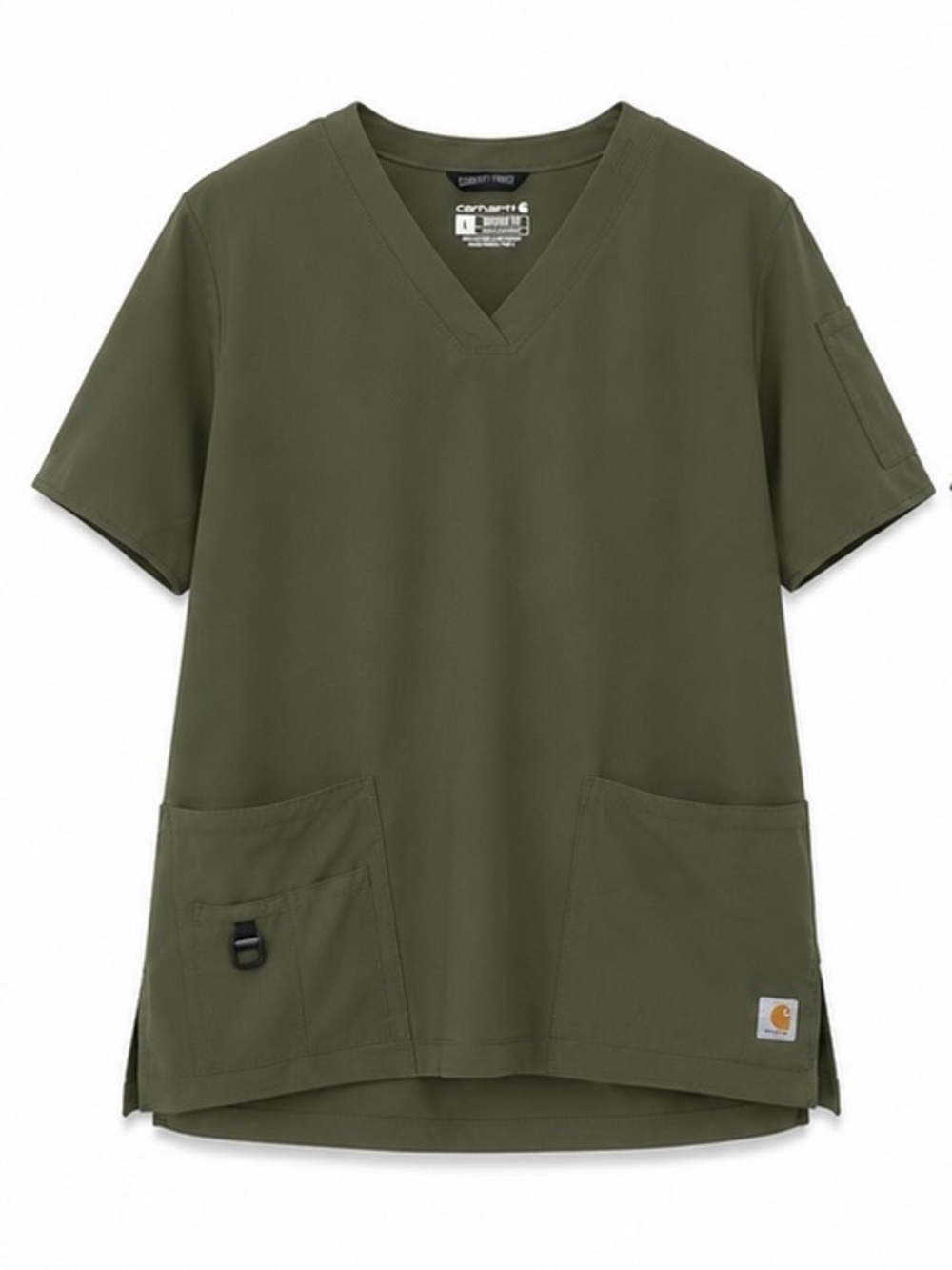 Carhartt Olive Scrub Top